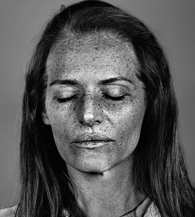 Infrared Photo of a women's face